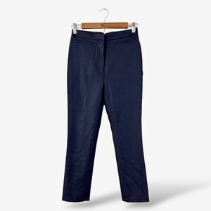 Burberry Blue Wool Tuxedo Stripe Trouser Pants Youth Size 12 Uniform Preppy